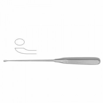 Scoville Bone Curette Oval - Fig. 00 Stainless Steel, 25 cm - 9 3/4" Scoop Size 4.4 mm